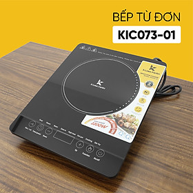 Bếp Từ Đơn Kuscheln KIC073-01 (2000W)  tự ngắt thông minh, tản nhiệt đối lưu- Tặng Nồi Lẩu - Hàng Chính Hãng