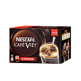 Cà phê hòa tan NESCAFÉ Café Việt Cà phê đen đá - Hộp 15 gói x 16 g