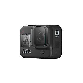 HD Tempered Glass Film Set for Go Pro HERO 8 Black Camera Lens Screen Protector Dust-proof Protective Film Sports Action