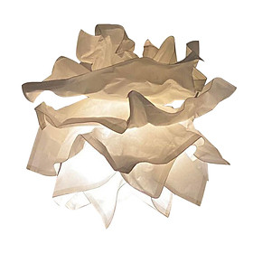 Paper Lamp Shade Ceiling Pendant Light Cover White Flower Lampshade Decor