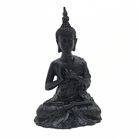 Tượng Đá Phật Thái Thủ Ấn - Chuyển Pháp Luân Ấn- Đá Đen