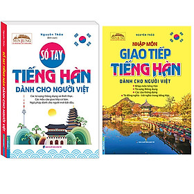 Download sách Combo Min Jung - Sổ Tay Tiếng Hàn Dành Cho Người Việt (Kèm Tải File CD Đính Kèm)+Nhập Môn Giao Tiếp Tiếng Hàn Dành Cho Người Việt