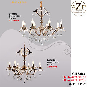 ĐÈN THẢ TRẦN (TAY) / ĐÈN TRANG TRÍ AZP-TT841 phong cách Tân Cổ Điển, hàng nhập khẩu AZP