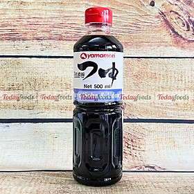 Nước Tương Tsuyu ăn mì Soba & mì Udon { Yamamori } chai 500ML [Không chất bảo quản]