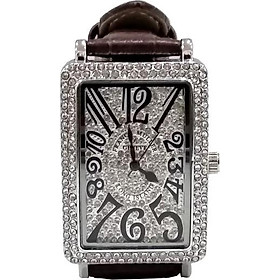 Đồng Hồ Da Haoba 185 - Mẫu 1 - Dây Nâu