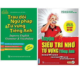 Combo Trau Dồi Ngữ Pháp Và Từ Vựng Tiếng Anh (Improve English Grammar & Vocabulary)+Luyện Siêu Trí Nhớ Từ Vựng Tiếng Anh