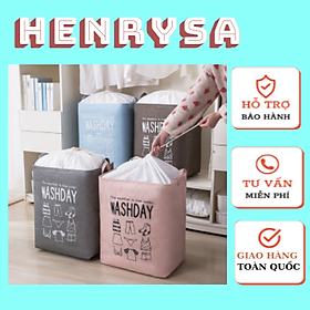 Mua Túi đựng chăn màng có dây rút loại lớn - HENRYSA (Giao họa tiết và màu ngẫu nhiên)