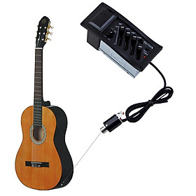 4 Band EQ Guitar Preamp Equalizer For Acoustic Folk Classical Guitar