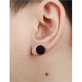 Bông tai tạ inox 7mm hàn quốc BT38