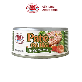 Pate cá hồi sốt phô mai kem Hạ Long - 150g [DATE T12/2024]