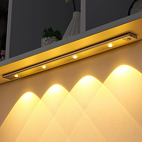 Mua Thanh Đèn Cảm Ứng Gắn Tủ Bếp Dải Đèn Ốp Trần Bếp Hiệu Ứng Ánh Sáng Sang Trọng Công Suất 3w Đèn Vàng Ấm Áp
