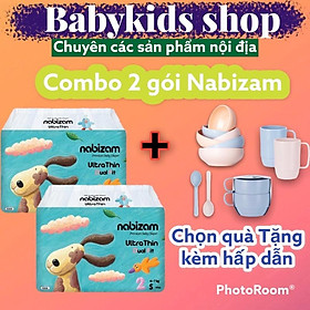 COMBO 2 GÓI TÃ BỈM QUẦN DÁN-Nabizam Ultra Thin- siêu mõng siêu mềm