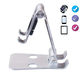 Giá Đỡ Nhôm Để Bàn Di Động Cho Điện Thoại/iPad/Laptop/iWatch