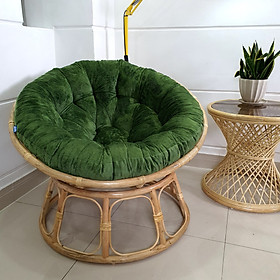 Ghế thư giãn papasan (xanh rêu) 