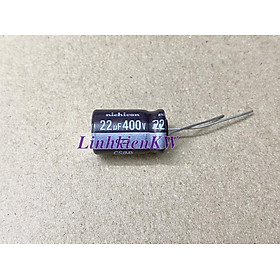 Mua (5 cái) Tụ Hóa 22uf 400v Nichicon (loại xịn) Mới  Chính gốc 100%.