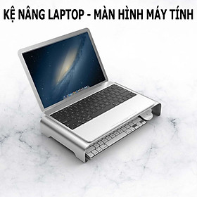 Mua Giá Đỡ Laptop  Desktop  Chân Đế Máy Tính  Hợp Kim Nhôm  Cất Gọn Chuột Và Bàn Phím - Hàng Nhập Khẩu