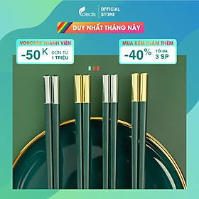Mua Set 10 đôi đũa hợp kim Ecodeals Habo - Sợi thủy tinh & hợp kim cao cấp