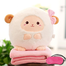 >> BÁO GIÁ BỘ BỊT MẮT NGỦ 3D TẶNG KÈM BỊT TAI CHỐNG ỒN MÀU NGẪU NHIÊN | Shopee Lazada Sendo Tiki mới nhất 170 Bộ gấu gối mền CỪU ĐEO NƠ 3 trong 1, gấu bông kèm chăn gối ngủ trưa văn phòng, du lịch, cho bé (Tặng Bịt mắt ngủ màu ngẫu nhiên)