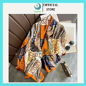 Khăn lụa dài 90x180cm cao cấp cho quý cô sang trọng