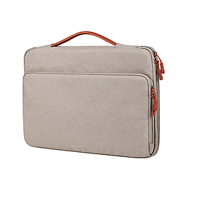 Túi xách túi chống sốc macbook và laptop 14,1 và 15,6 inh cao cấp phong cách mới - Kaki