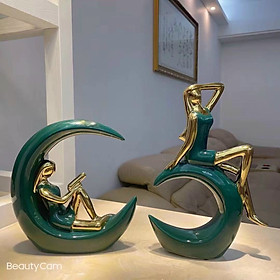 Mua Tượng Decor Nghệ Thuật Thiếu Nữ Đọc Sách