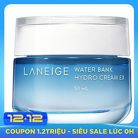 Kem dưỡng ẩm dành cho da dầu và da hỗn hợp Laneige Water Bank Hydro Cream Ex 50ml