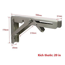 Mua Bản lề gập  giá đỡ kệ treo tường gập duỗi thông minh Inox