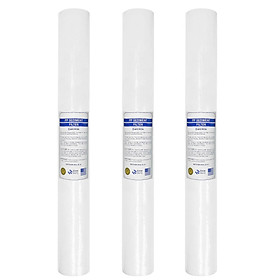Mua Bộ 3 lõi lọc nước số 1| PP 5micron 20 inch dùng cho bộ lọc thô  máy lọc nước R.O 30-50L/h (Hàng chính hãng)