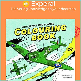 Sách - World War Two Planes - Colouring Book by Frances Castle (UK edition, paperback)
