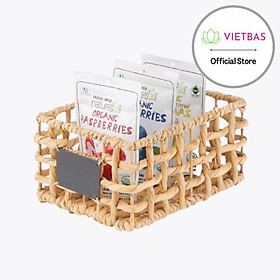 Khay bèo đựng đồ kèm nhãn treo VIETBAS vuông LBK_003