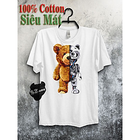 Áo Phông Nam Cotton 100% In Hình 3D Cao Cấp Có Big Size - Áo Thun Nam Ngắn Tay Chất Mát Mùa Hè SZone PM59