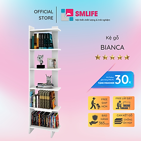 Mua Giá sách gỗ công nghiệp nhỏ gọn đẹp SMLIFE Bianca
