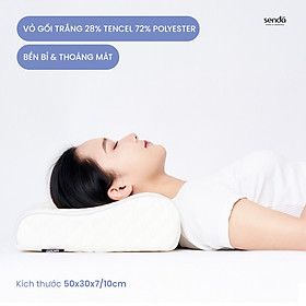 Mua Gối cao su non chống đau mỏi cổ vai gáy Sen Đá Home Bedding  ruột gối ngủ công thái học Memory Foam người lớn cao cấp