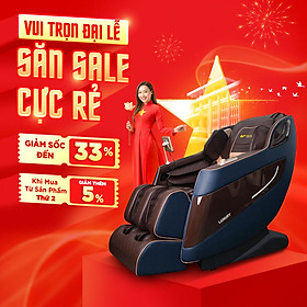 Ghế Massage Toàn Thân Lifesport LS-666, Ghế Massage Hiện Đại Với 20 Bài Massage Tự Động, Điều Khiển Bằng Giọng Nói