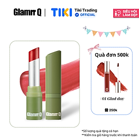 [Freeship 10k đơn 249k] Son dưỡng môi thuần chay có màu GLAMRR Q V​E​G​A​N S​U​P​E​R L​I​P B​A​L​M 4.5g by Gilaa