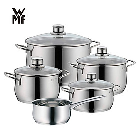 Mua Bộ Nồi WMF Diadem Plus 5 Món Đáy Từ Nguyên Khối 3 Lớp Thép Không Gỉ Cromargan Size 24 20 20 16 16cm - 0730356040