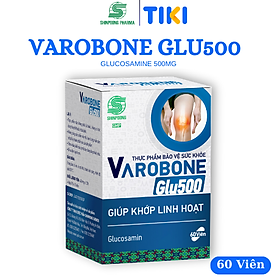 [Hộp 60 Viên] Viên Uống VAROBONE GLU500 Bổ Sung Glucosamine Giúp Bôi Trơn Khớp, Giảm Nguy Cơ Thoái Hóa Khớp - SHINPOONG PHARMA