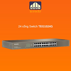 Bộ chia mạng 24 cổng tốc độ 1000Mbps Switch TEG1024G Tenda hàng chính hãng