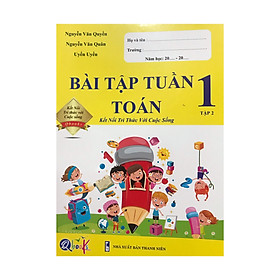 Bài tập  tuần toán lớp 1 tập 2 ( Kết nối tri thức với cuộc sống )