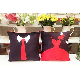 Mua Cặp vỏ gối đôi 45-45cm Áo cưới mới