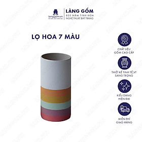 Mua Bình hoa  lọ hoa Gốm sứ Bát Tràng cao cấp Men mát 7 màu dùng làm quà tặng  trang trí - Làng Gốm Bát Tràng
