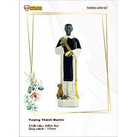 Mua Tượng sứ - Thánh Martin 17cm