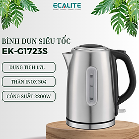 Bình Đun Siêu Tốc Ecalite EK-G1723 (1.7L) - Hàng Chính Hãng 