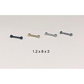 Khuyên bi 2 đầu/khuyên xỏ cơ bản - XUÂN SHOP
