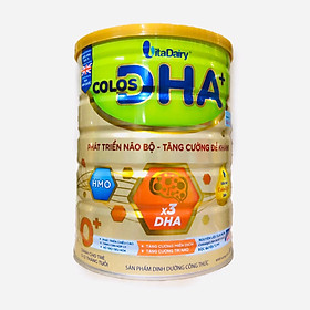 Sữa công thức Colos DHA 0+ lon 800g - Phát triển não bộ