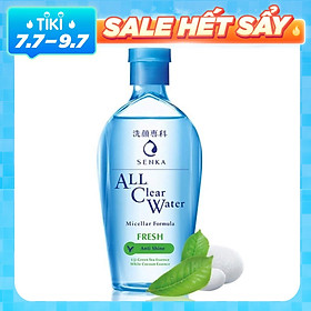 Nước tẩy trang sạch thoáng Senka A.L.L.Clear Water Fresh 230ml