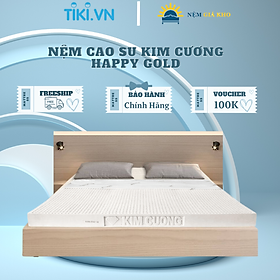 Hình ảnh Nệm cao su 1 mặt lỗ HAPPYGOLD Kim Cương dày 5cm