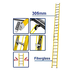 THANG XẾP SỢI THỦY TINH KÉO DÀI 2X14 BẬC WADFOW WLD0928 - HÀNG CHÍNH HÃNG