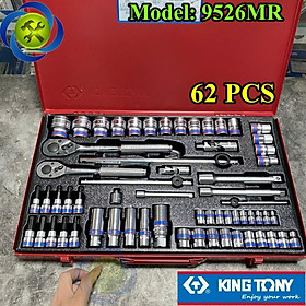 Mua Bộ tuýp Kingtony 9563MR 62 chi tiết hệ mét 1/4 + 3/8 +1/2