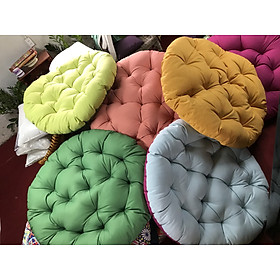 Mua NỆM TRÒN NÚT XOÁY  BÔNG TỰ NHIÊN 100%  NỆM PAPASAN  NỆM GHẾ CAO CẤP